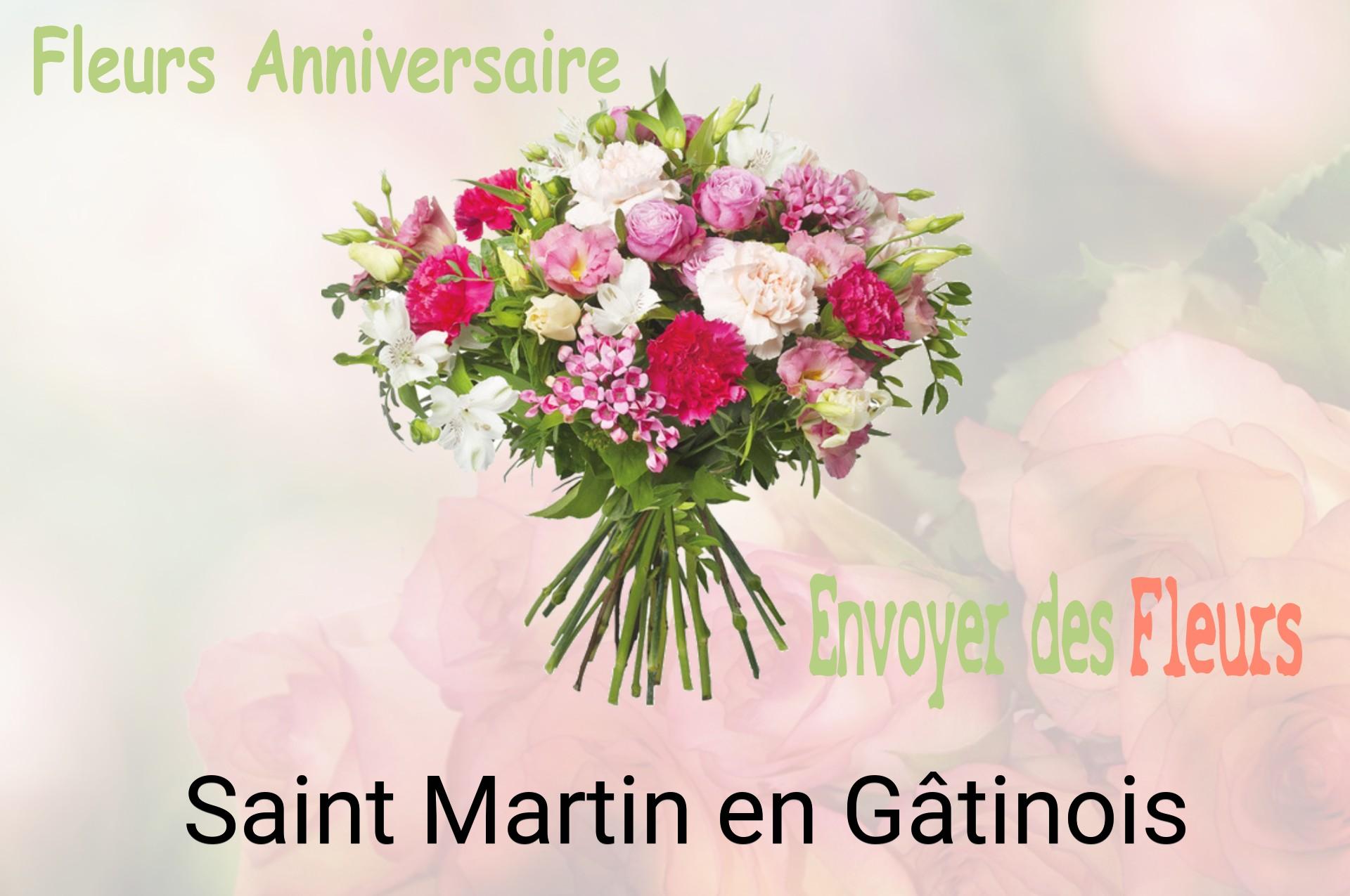 Bouquet de fleurs d’anniversaire livré à Saint-Martin-en-Gâtinois