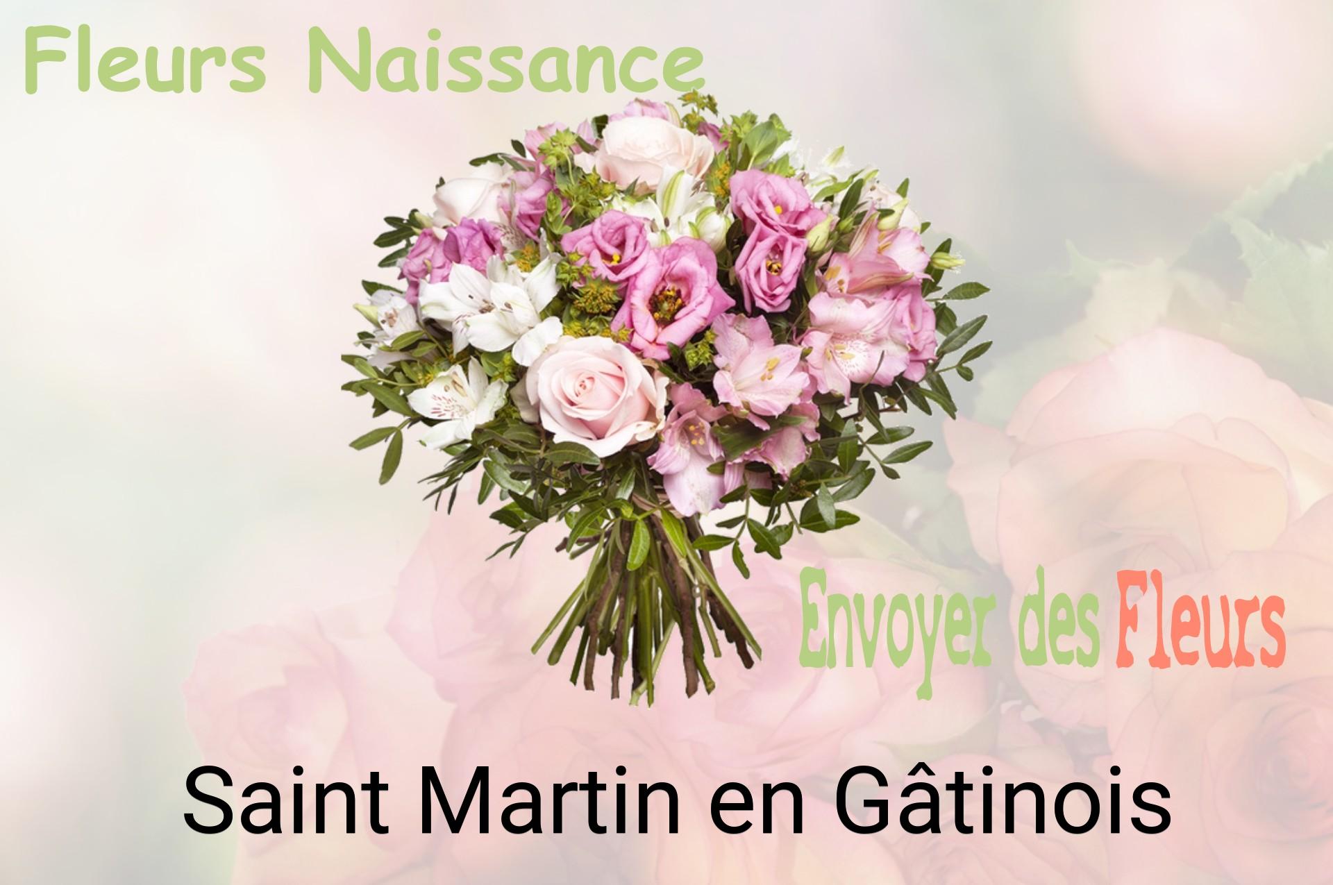 Bouquet de fleurs de naissance livré à Saint-Martin-en-Gâtinois